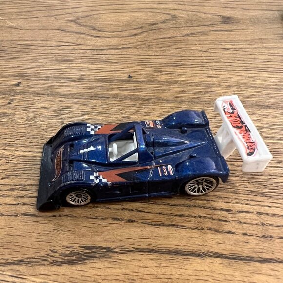 Hot Wheels Riley & Scott MKIII Die-Cast Model Car Metallic Blue 2000 Mattel - Picture 1 of 5